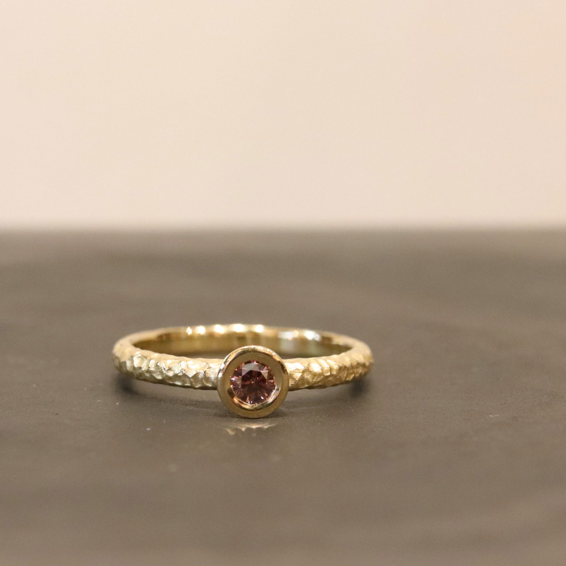 ブラウン&クリア ダイヤ 1.59ct/0.54ct リング Pt900（リング台 樹脂  